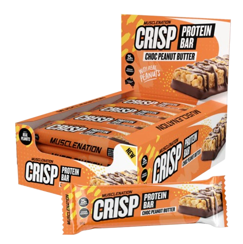 Load image into Gallery viewer, MN CRISP PROTEIN BAR - CHOC PEANUT BUTTER (12 bars)
