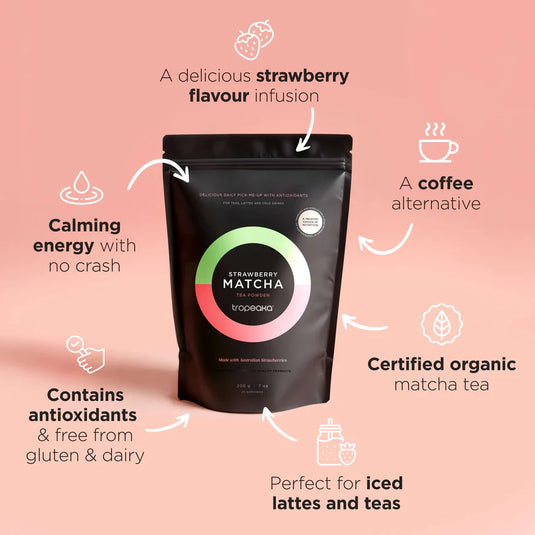 Tropeaka Strawberry Matcha