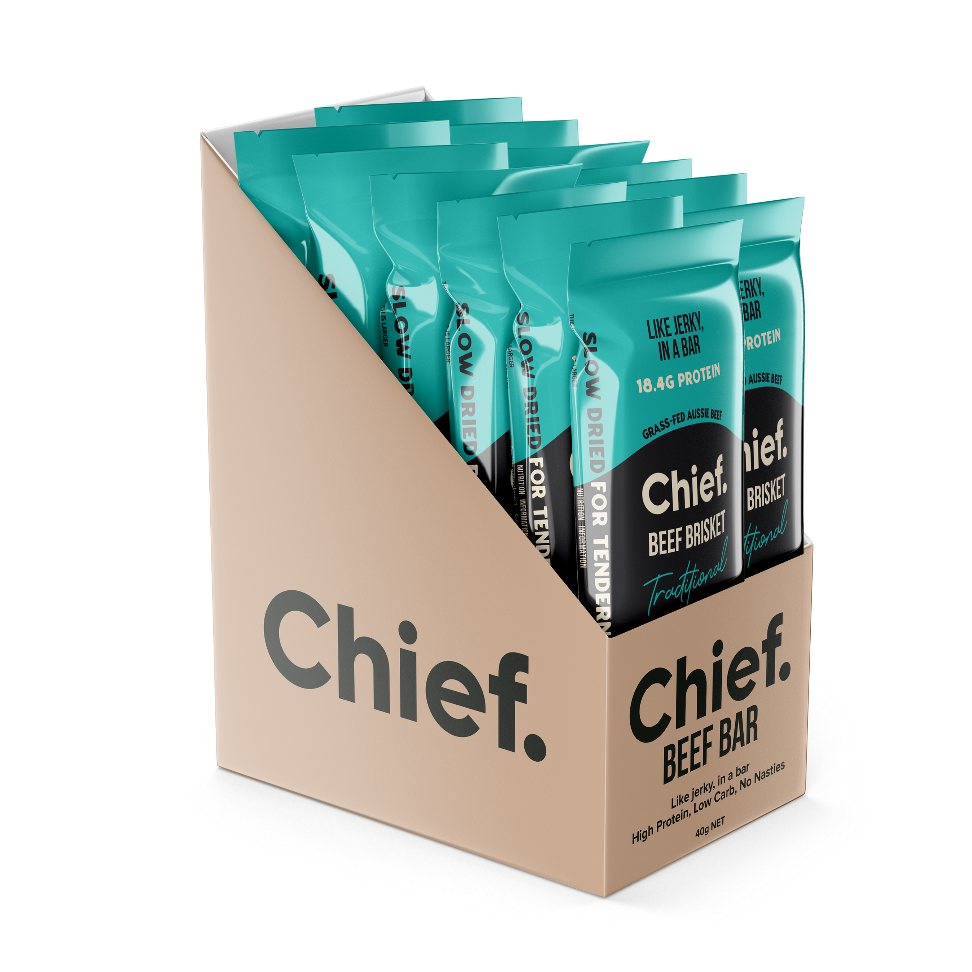 CHIEF ORGANIC GRASS-FED BEEF BAR - Traditional