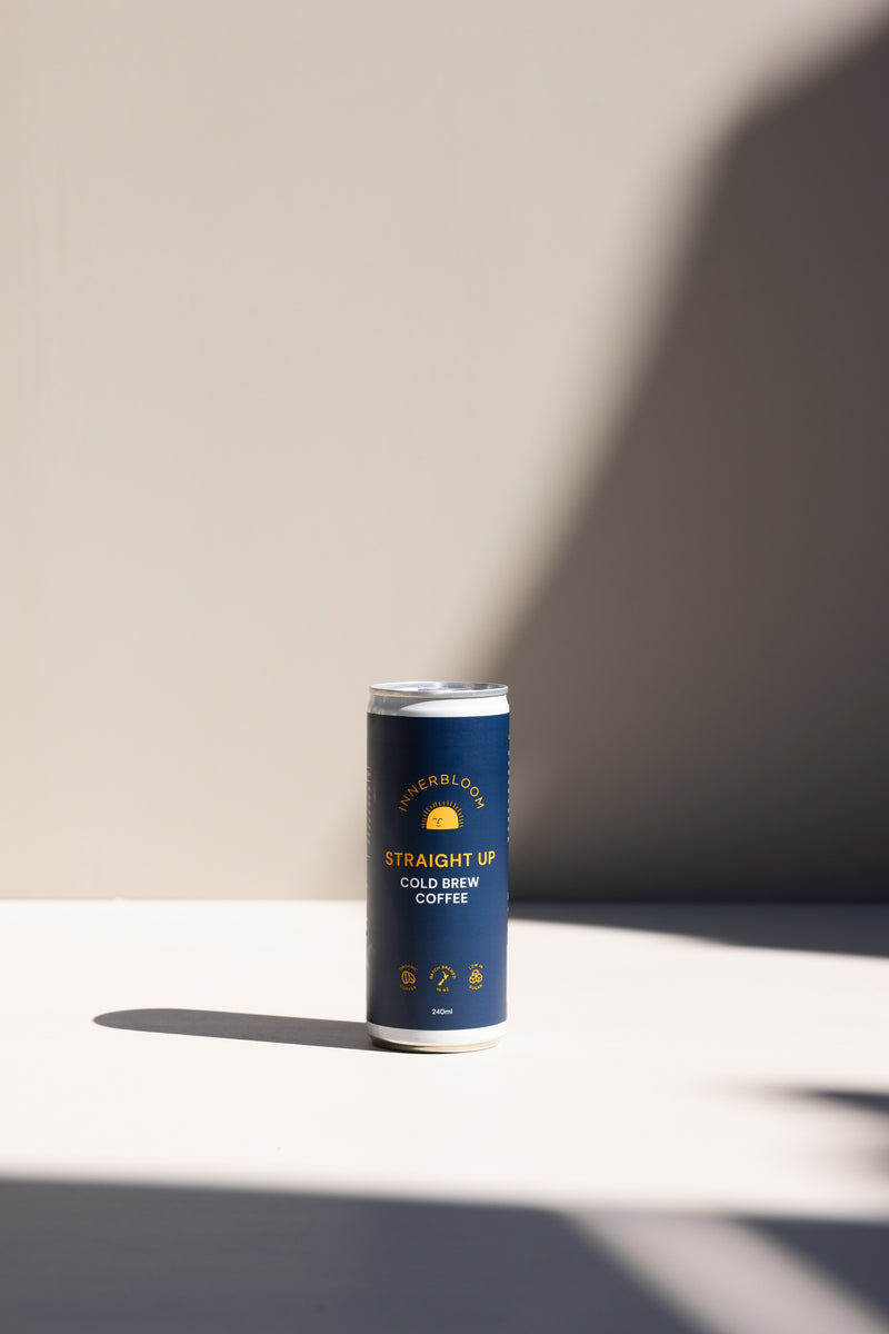 Load image into Gallery viewer, INNER BLOOM STRAIGHT UP COLD BREW COFFEE x 12
