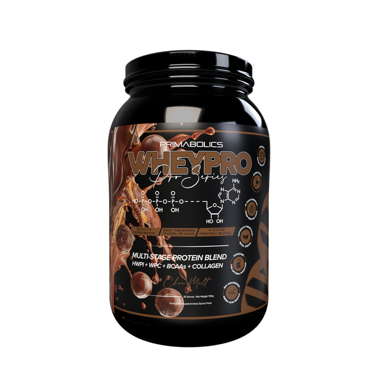 Load image into Gallery viewer, Primabolics WHEY PRO (PROTEIN BLEND WITH GRASS FED COLLAGEN) 25 SV
