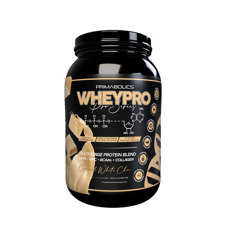 Load image into Gallery viewer, Primabolics WHEY PRO (PROTEIN BLEND WITH GRASS FED COLLAGEN) 25 SV
