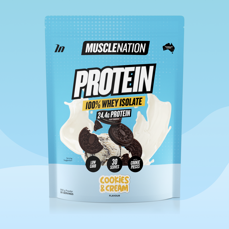 Load image into Gallery viewer, Muscle Nation WHEY Protein Isolate 2.2lb Bag
