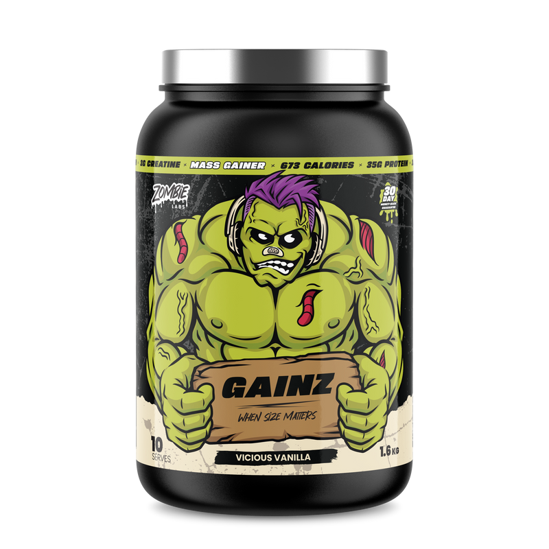 Load image into Gallery viewer, ZOMBIE LABS - Gainz Mass Gainer - 1.6Kg [10 Serves]
