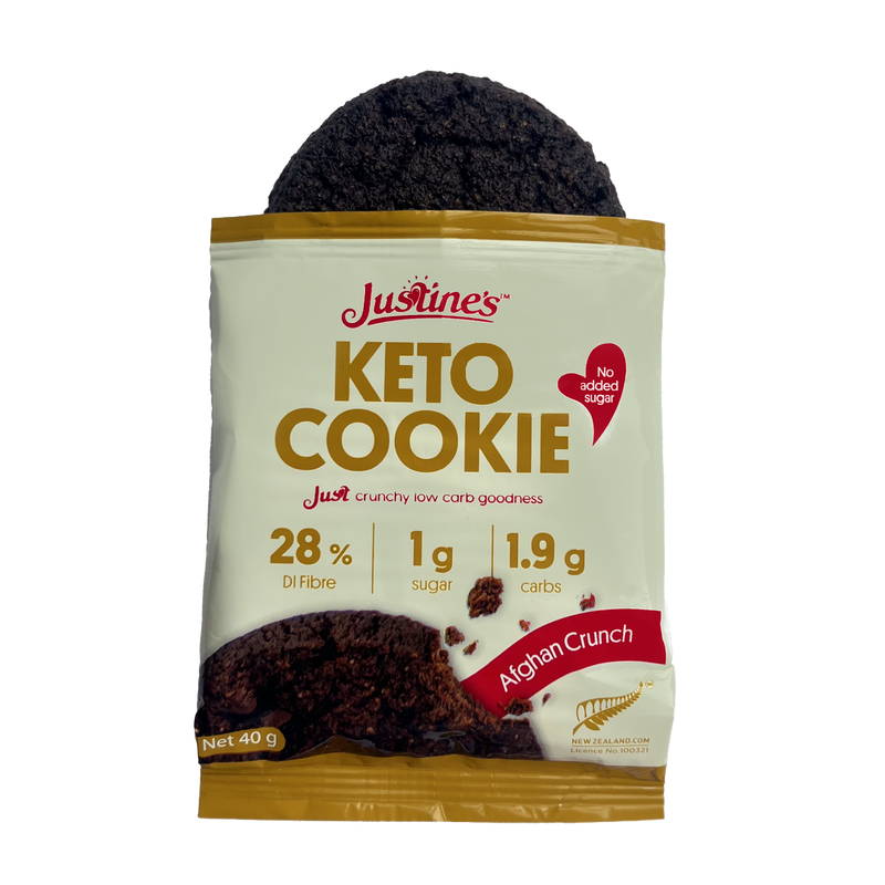 Load image into Gallery viewer, Justine&#39;s Keto Crunch Cookie Afghan 40g
