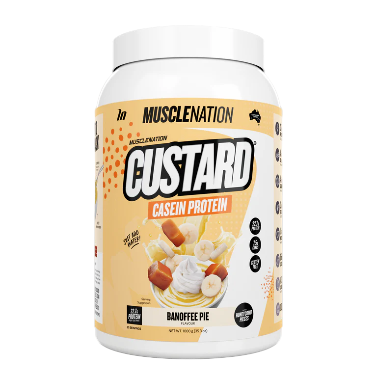 Load image into Gallery viewer, Muscle Nation CUSTARD CASEIN PROTEIN
