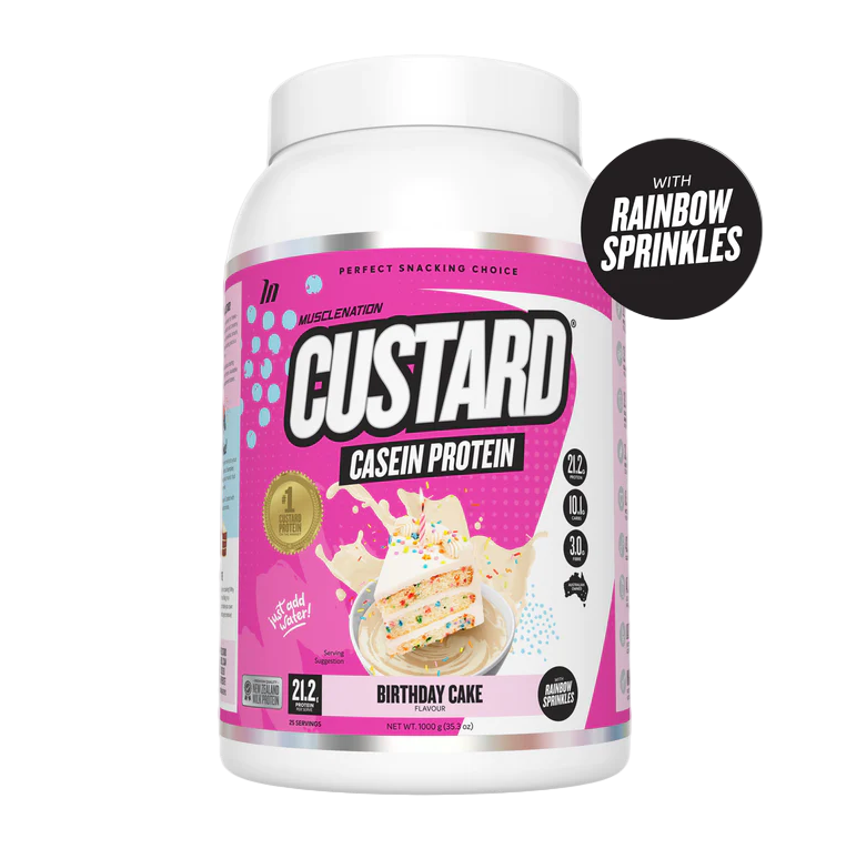 Load image into Gallery viewer, Muscle Nation CUSTARD CASEIN PROTEIN
