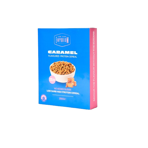 Load image into Gallery viewer, Low Carb Protein Cereal - Caramel Flavour - 250g
