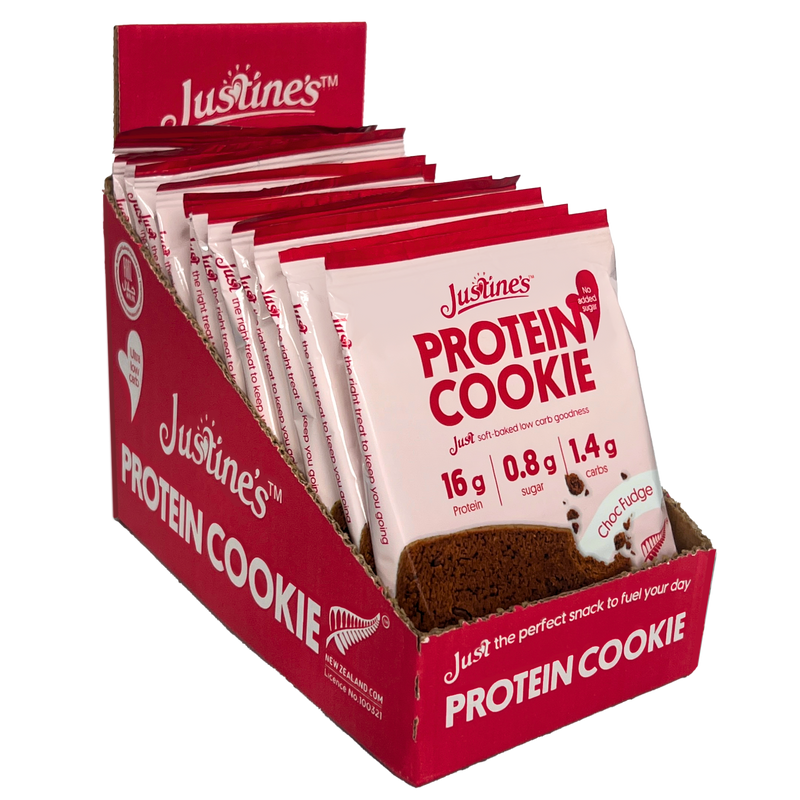 Load image into Gallery viewer, Justine&#39;s Protein Cookie Choc Fudge 60g
