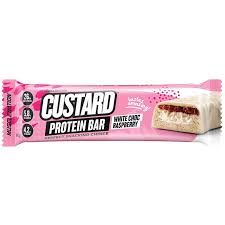 MN CUSTARD PROTEIN BAR - WHITE CHOC RASPBERRY