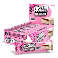 MN CUSTARD PROTEIN BAR - WHITE CHOC RASPBERRY