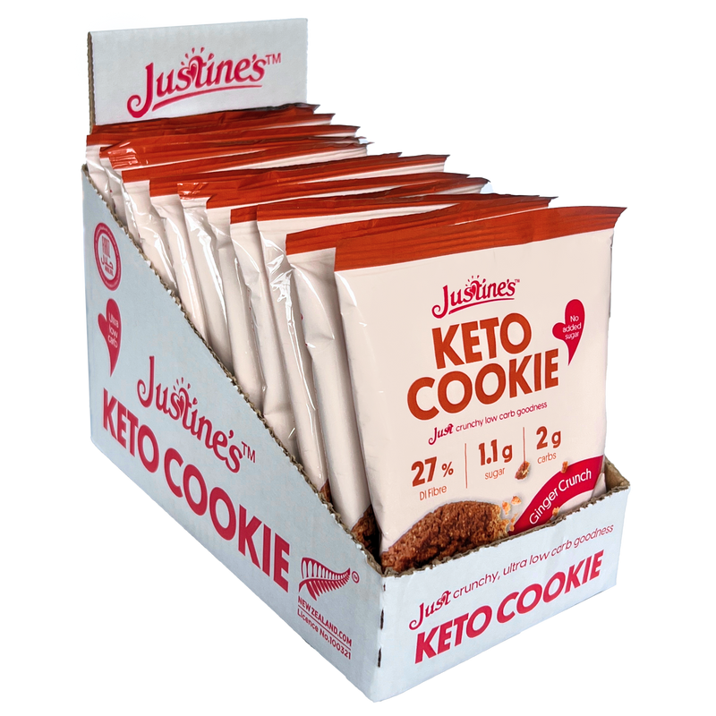 Load image into Gallery viewer, Justine's Keto Crunch Cookie 40g (SOLD in 12's)
