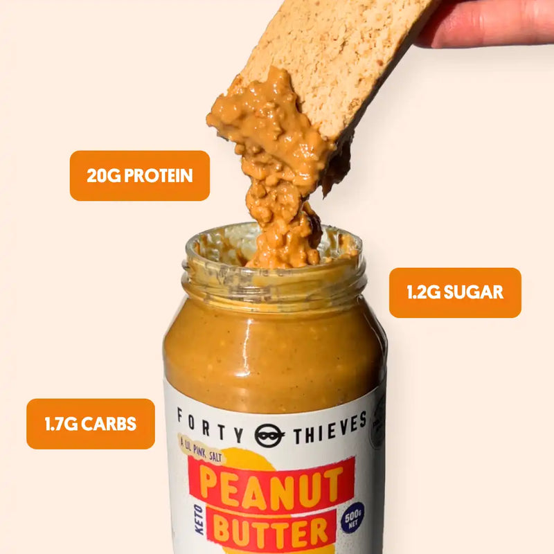 Load image into Gallery viewer, Justine&#39;s Protein Cookie Bar Forty Thieves Peanut Butter 60g
