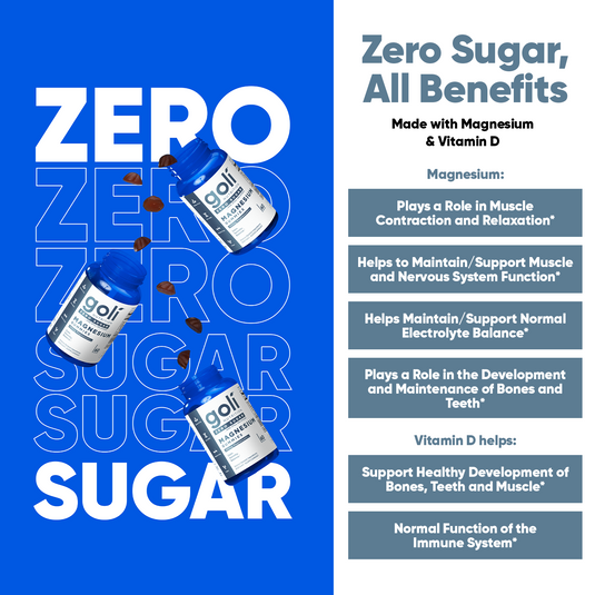 GOLI MAGNESIUM GUMMIES - Zero Sugar