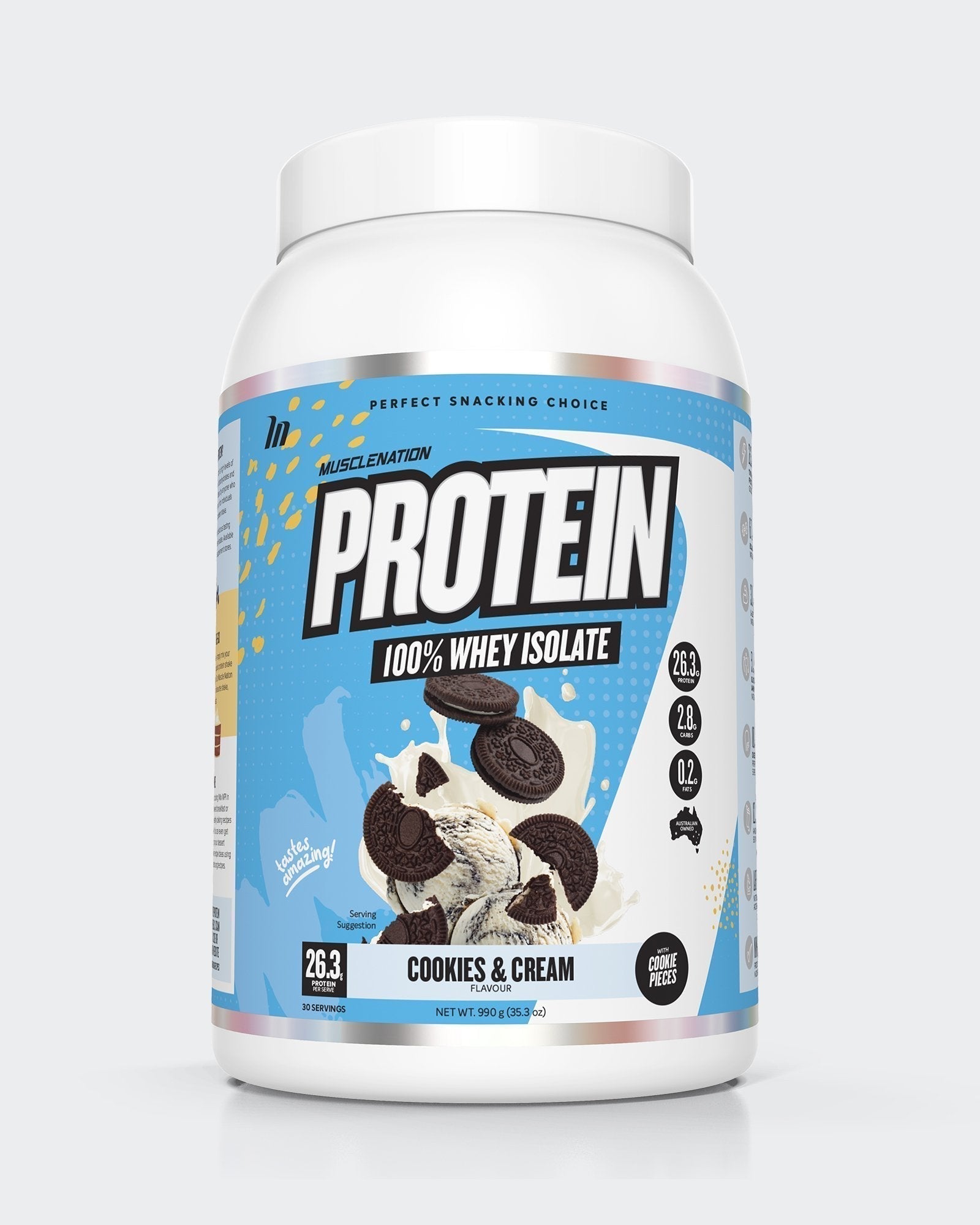 Muscle Nation PROTEIN 100% WHEY ISOLATE - COOKIES & CREAM