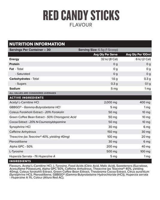 Muscle Nation DESTINY FAT BURNER - Creaming Soda