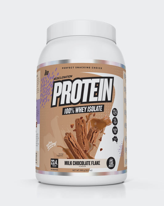 Muscle Nation PROTEIN 100% WHEY ISOLATE - MILK CHOCOLATE FLAKE