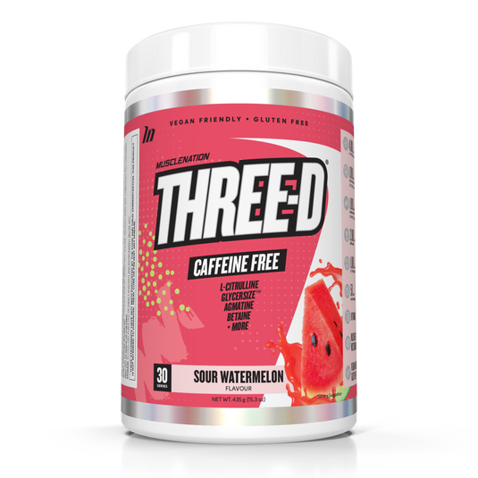 Muscle Nation THREE-D NON STIM PRE WORKOUT - SOUR WATERMELON