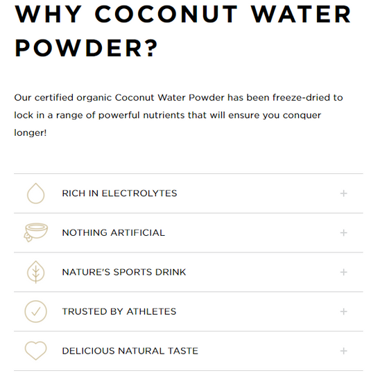 Tropeaka Coconut Water Powder