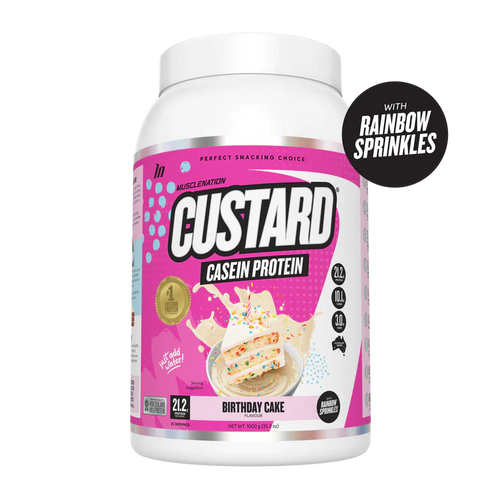 Muscle Nation CUSTARD CASEIN PROTEIN - Birthday Cake