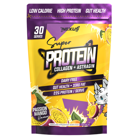 SUPER PROTEIN WATER - PASSION MANGO 30 SERVES